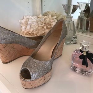 Stuart Weitzman peep toe pump